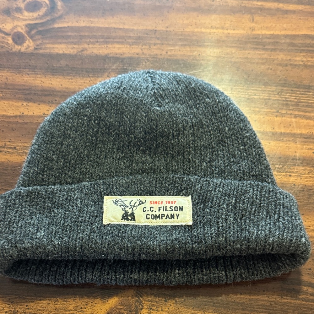 C.C. Filson Company Gray Knit Beanie